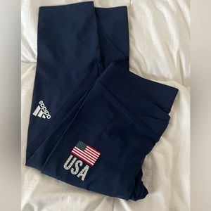 USA Adidas crop leggings, size Medium